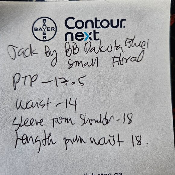 JACK by BB DAKOTA Blue Floral Mini Dress Long sleeves  Size S - Picture 13 of 16